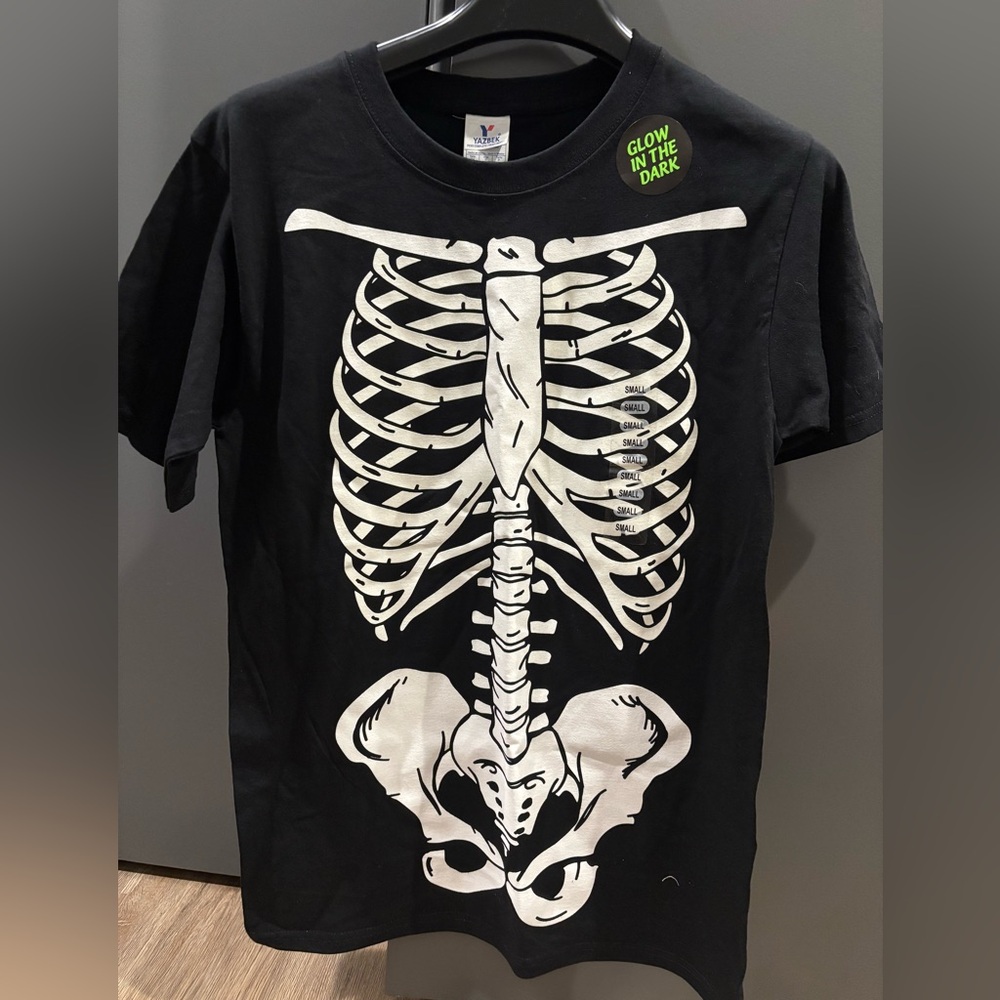 Halloween skeleton NEW Black T-Shirt